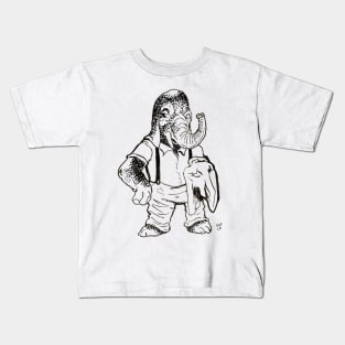 Dapper Elephant Kids T-Shirt